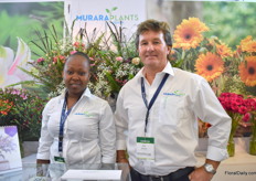 Murara Plants Kenya was represented by Vonne Vicky and Eric Bouman